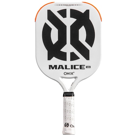 Onix Malice 16 Open Throat Composite Pickleball Paddle KZ8000-MLC16OTCMPWHT